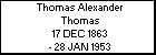 Thomas Alexander Thomas