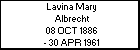 Lavina Mary Albrecht