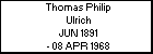 Thomas Philip Ulrich