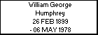 William George Humphrey