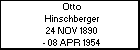 Otto Hinschberger
