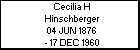 Cecilia H Hinschberger
