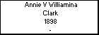 Annie V Williamina Clark