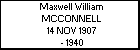 Maxwell William MCCONNELL