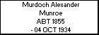 Murdoch Alexander Munroe