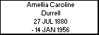 Amellia Caroline Durrell