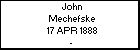 John Mechefske