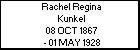 Rachel Regina Kunkel