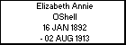 Elizabeth Annie OShell