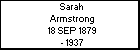 Sarah Armstrong