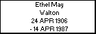 Ethel May Walton