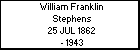 William Franklin Stephens