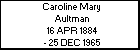 Caroline Mary Aultman