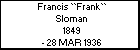 Francis ``Frank`` Sloman