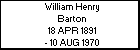 William Henry Barton