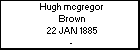 Hugh mcgregor Brown