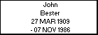 John Bester