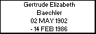 Gertrude Elizabeth Baechler