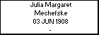 Julia Margaret Mechefske