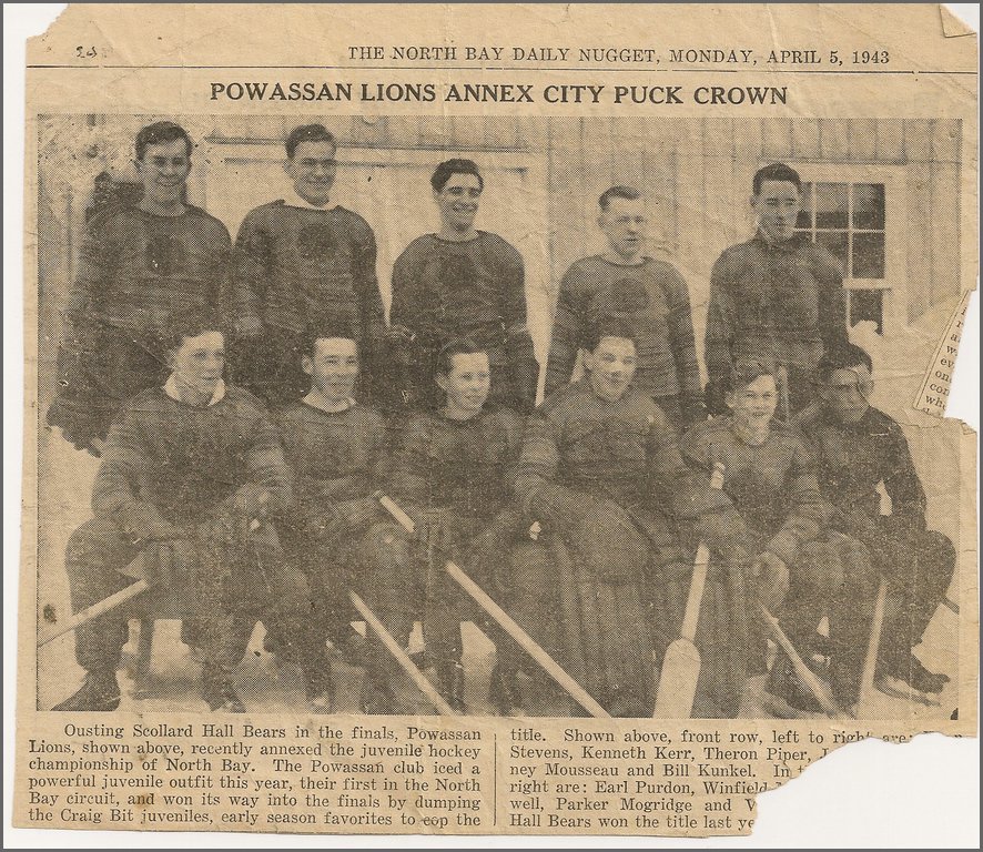 Hockey - 1943-04-05 Powassan Lions.jpg