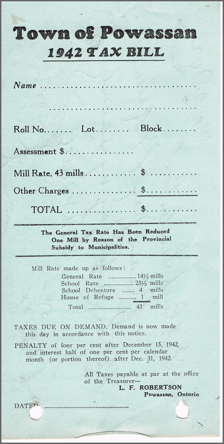 Powassan Tax Bill 1942.jpg