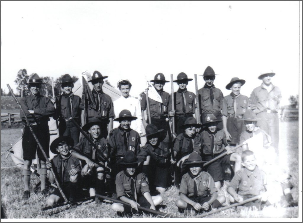 boy scout camp at wasi lake ellis farm july 1945.jpg