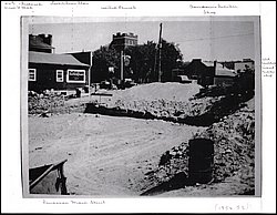 powassan where the bank is now 1949.jpg