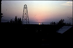 1966-11 MNR Tower and Sunset.JPG