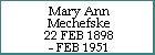 Mary Ann Mechefske