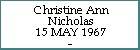 Christine Ann Nicholas