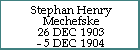 Stephan Henry Mechefske