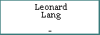 Leonard Lang