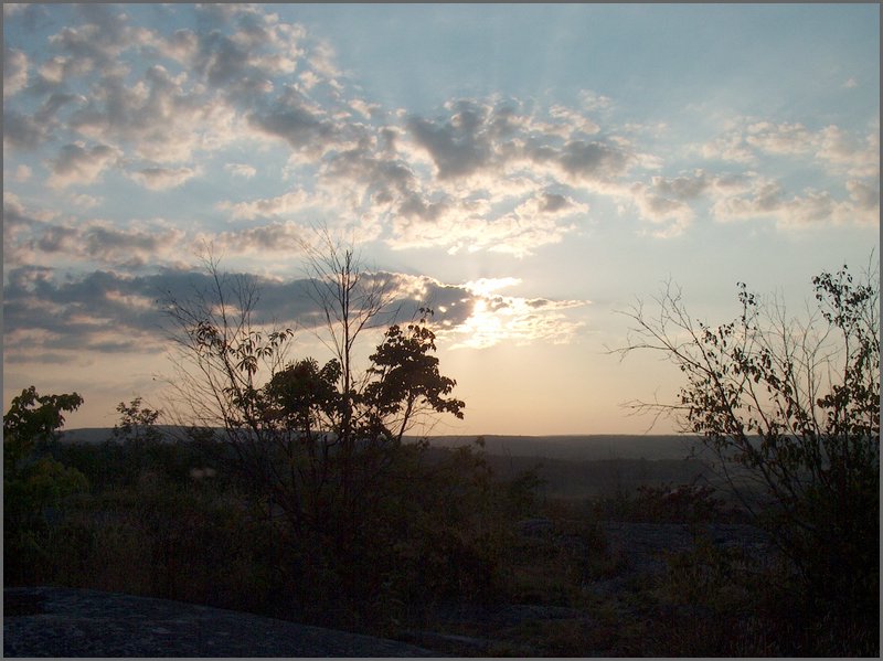 Sunset On Powassan Mountain Sept 2003.jpg