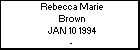 Rebecca Marie Brown