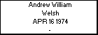 Andrew William Welsh