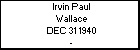 Irvin Paul Wallace