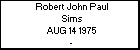 Robert John Paul Sims