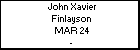 John Xavier Finlayson