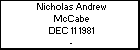 Nicholas Andrew McCabe