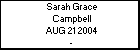 Sarah Grace Campbell