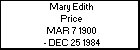 Mary Edith Price