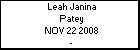 Leah Janina Patey