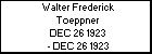 Walter Frederick Toeppner