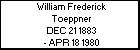 William Frederick Toeppner