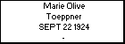Marie Olive Toeppner