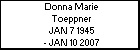 Donna Marie Toeppner