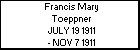 Francis Mary Toeppner