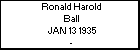 Ronald Harold Ball