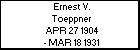 Ernest V. Toeppner