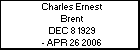 Charles Ernest Brent
